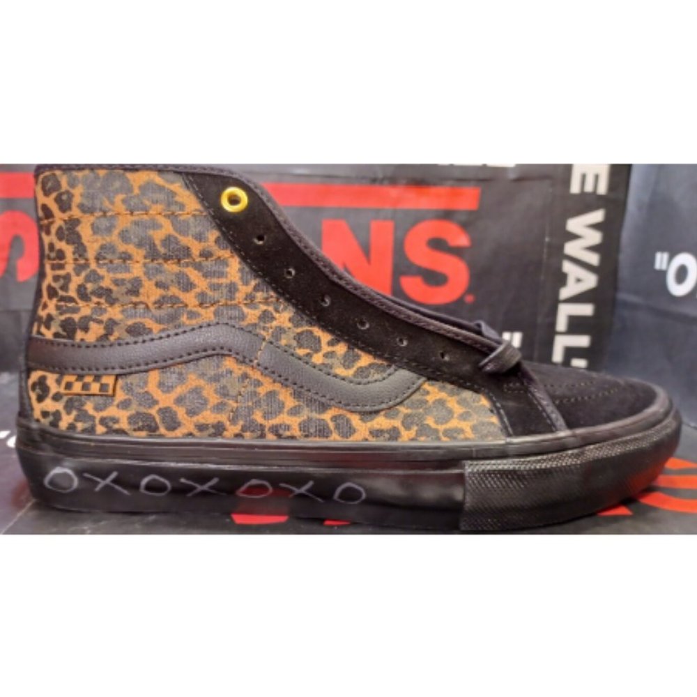Vans Men's 4/Women' 5.5 Skate Sk8-Hi Deco Cher Strauberry Cheetah VN0A5KY9CY